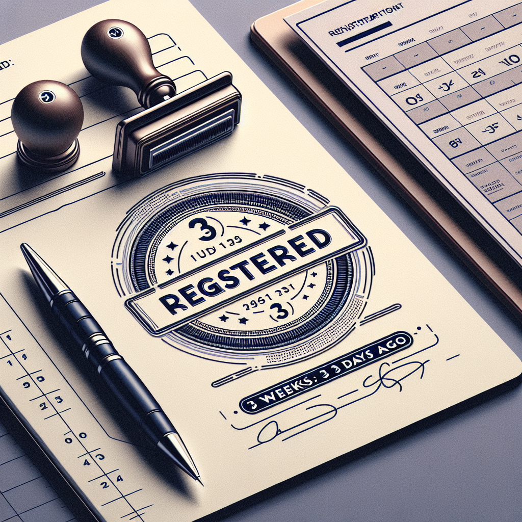 Registered: 3 Weeks, 3 Days Ago