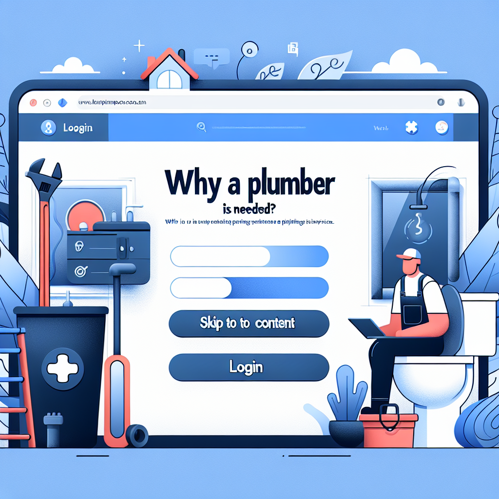 Skip to Main Content Login Why a Plumber Is Needed ...